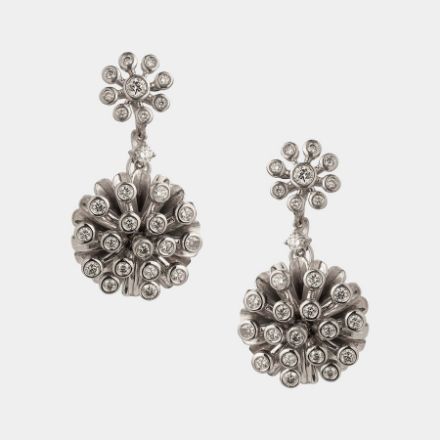 Picture of White Diamond Earring